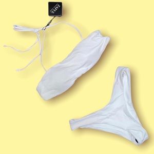 NWT Zaful White Bikini (6)